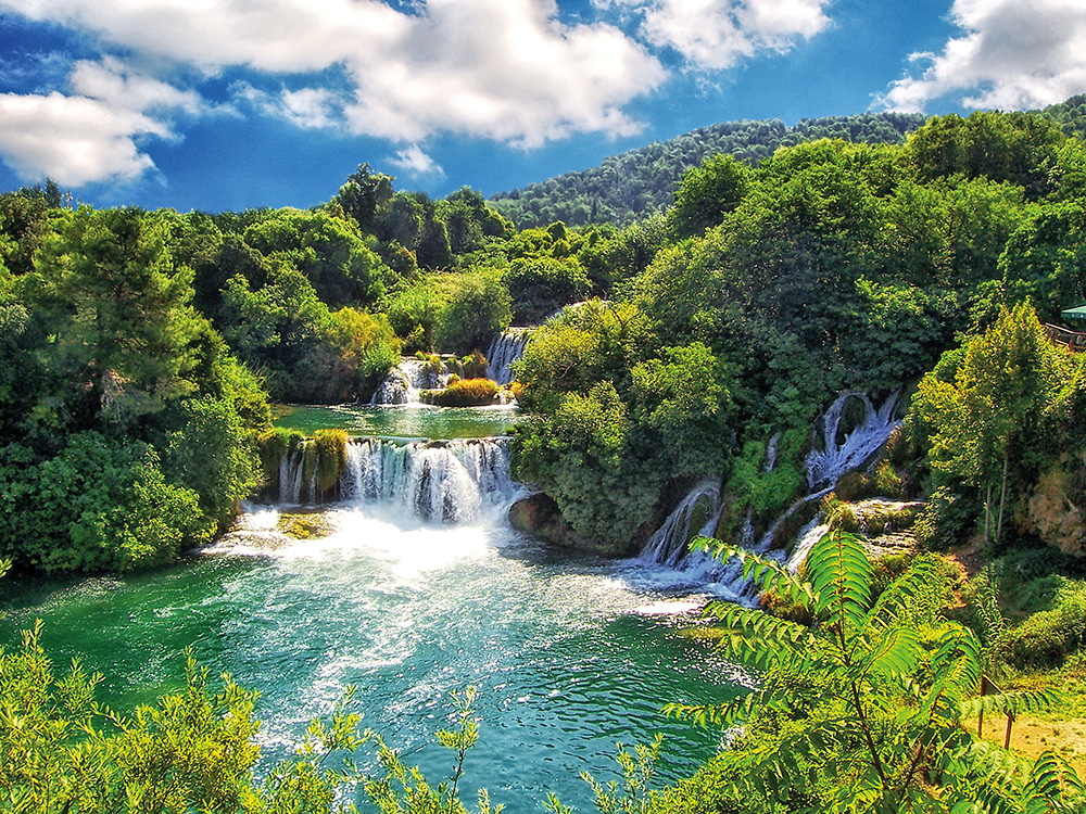 kroatien krka wasserfalle